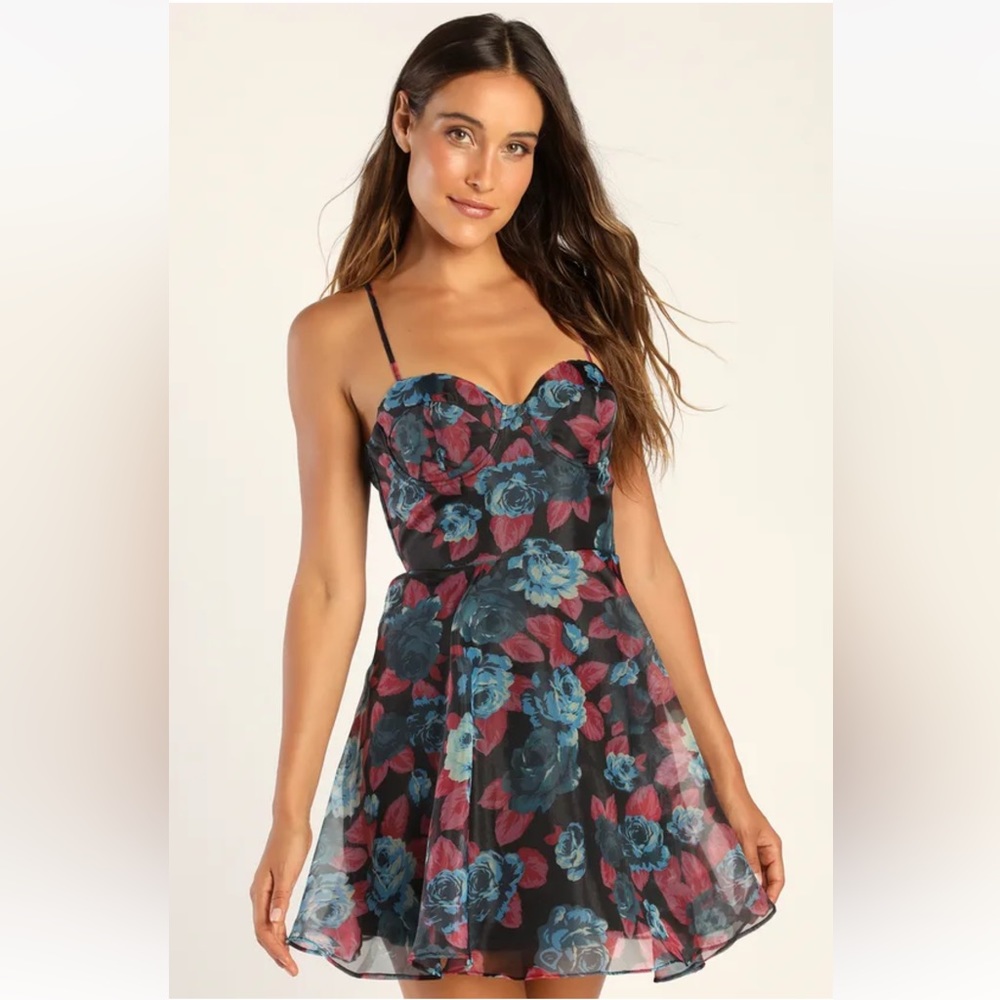 Lulus Corset Dress Sz small